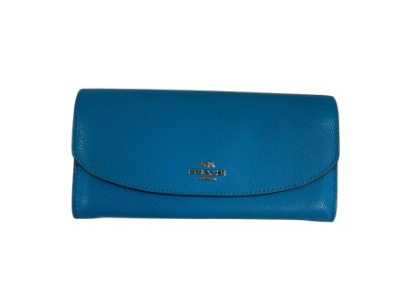 Wallet Designer By Coach In Blue, Size:Medium For Sale