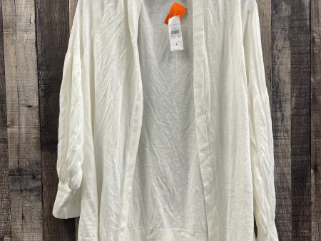 Cardigan By Ann Taylor In White, Size: L Hot on Sale