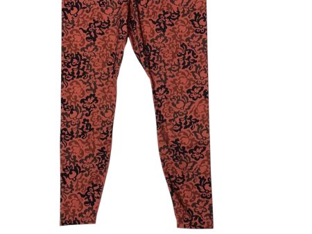 Athletic Leggings By Nike In Red, Size: Xl For Cheap