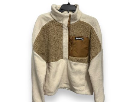 Athletic Fleece By Columbia In Cream & Tan, Size: Xl For Sale