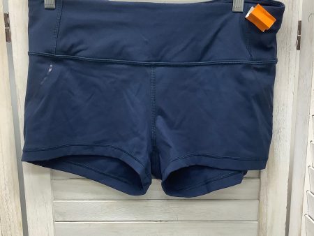 Athletic Shorts By Lululemon In Navy, Size: 10 For Sale