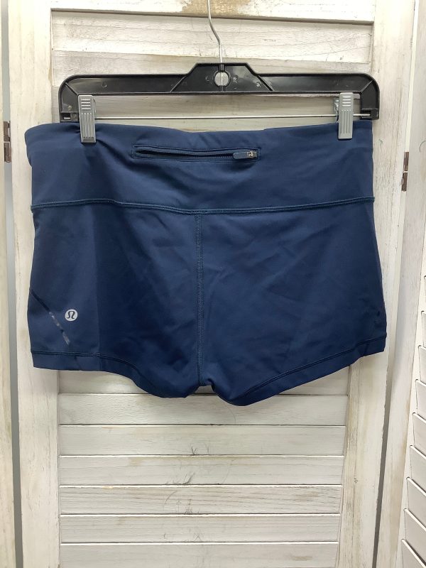 Athletic Shorts By Lululemon In Navy, Size: 10 For Sale