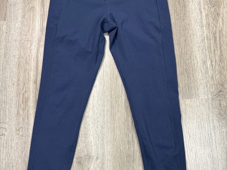 Athletic Leggings By Spyder In Navy, Size: L Cheap