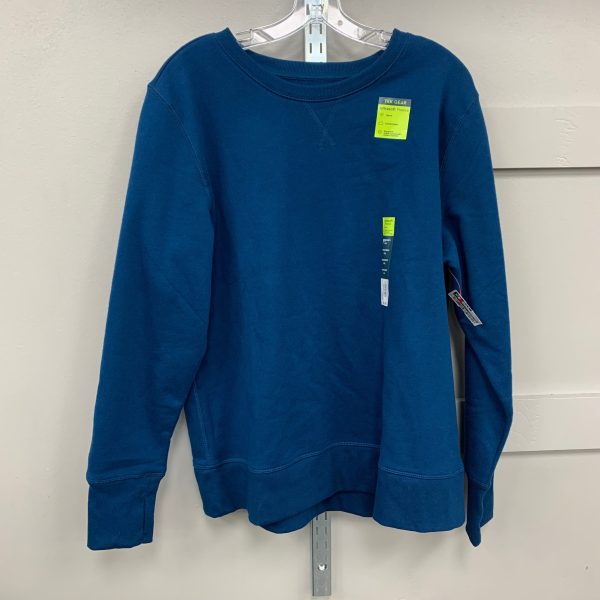 Sweatshirt Crewneck By Tek Gear In Blue, Size:Xxl Online Sale