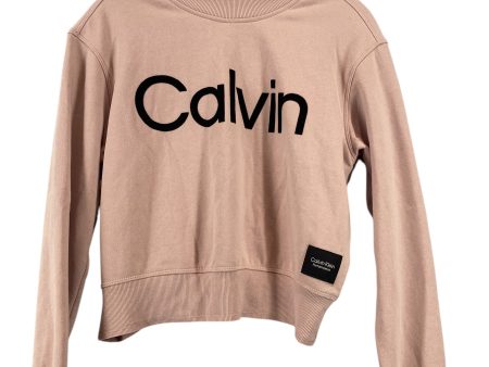 Athletic Top Long Sleeve Crewneck By Calvin Klein Performance In Pink, Size: M Online