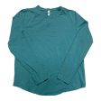 Athletic Top Ls Collar By Lululemon In Teal, Size:8 For Cheap