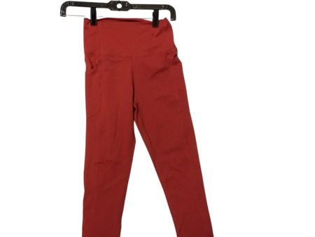 Athletic Leggings By Zyia In Red, Size: Xs Cheap