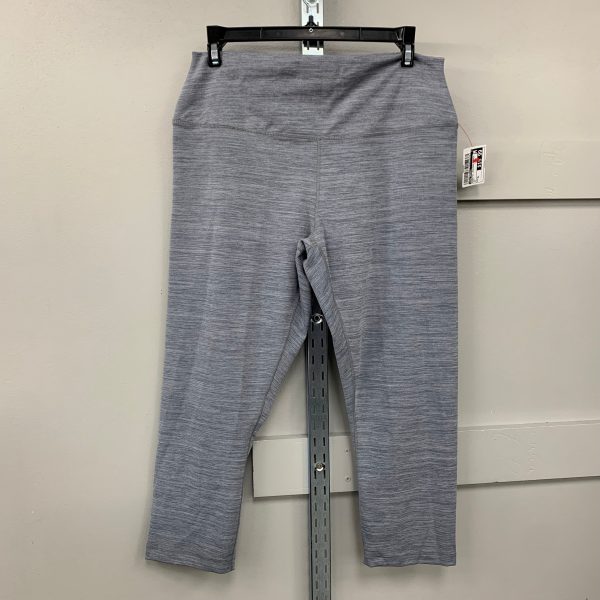 Athletic Leggings Capris By Nike Apparel In Grey, Size: Xl Online Sale