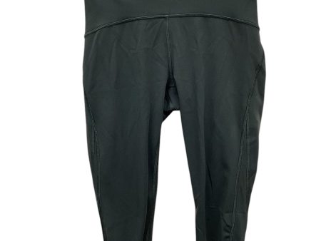 Athletic Capris By Lululemon In Green, Size: 6 For Discount