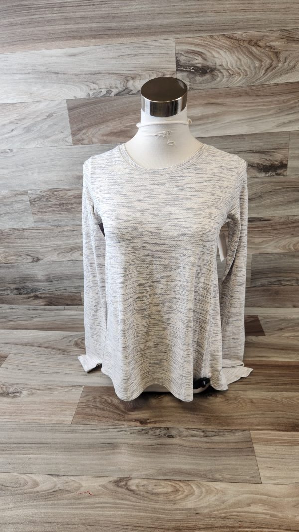 Athletic Top Long Sleeve Crewneck By Zyia In Grey, Size: S Supply