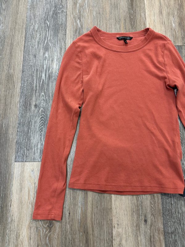 Top Long Sleeve By Banana Republic In Orange, Size: M Fashion