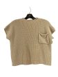 Vest Sweater By Clothes Mentor In Cream, Size: M For Discount