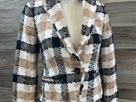 Blazer By Ann Taylor In Black & Tan, Size: 0p on Sale