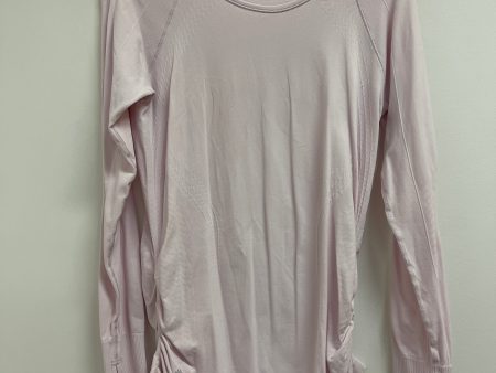 Athletic Top Long Sleeve Crewneck By Athleta In Pink, Size: L Online Sale