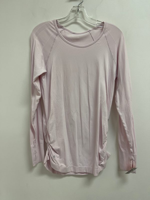 Athletic Top Long Sleeve Crewneck By Athleta In Pink, Size: L Online Sale