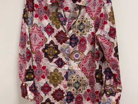 Blouse Long Sleeve By Cupcakes And Cashmere In Multi-colored, Size: Xs Online now