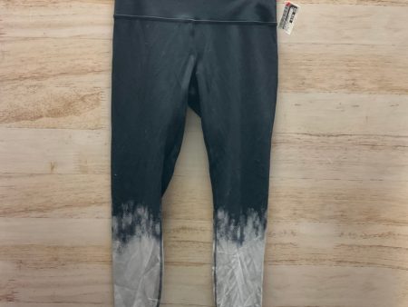 Athletic Leggings By Lululemon In Black & Grey, Size: 8 For Cheap