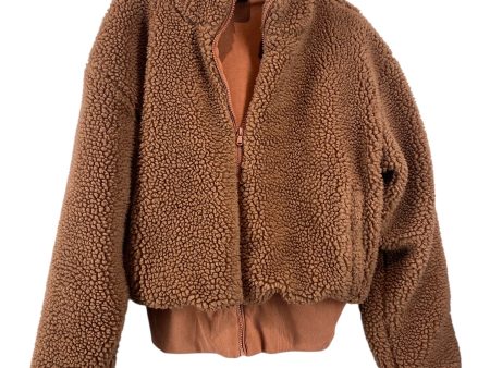 Athletic Fleece By Fabletics In Brown, Size: Xl Online Hot Sale