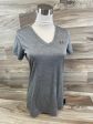 Athletic Top Short Sleeve By Under Armour In Grey, Size: Xs Sale