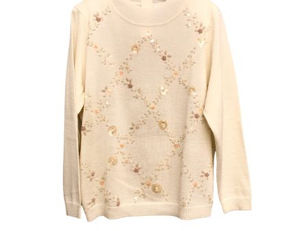 CREAM SWEATER by ALFRED DUNNER Size:XL Hot on Sale