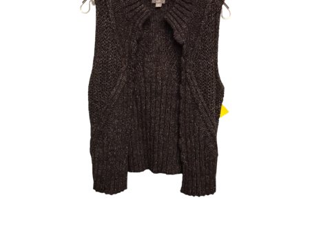 Vest Sweater By J. Jill In Purple, Size:M Online now