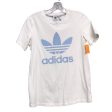 Athletic Top Ss By Adidas In White, Size:S Online now