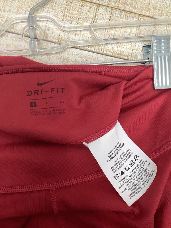 Athletic Leggings By Nike In Red, Size: S Hot on Sale