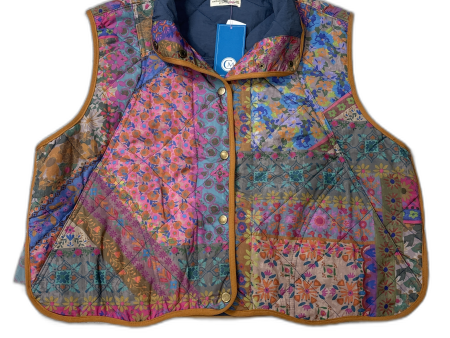 Vest Puffer & Quilted By Natural Life In Floral Print, Size: Xl For Discount