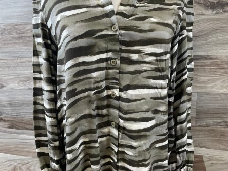 Zebra Print Top Long Sleeve Basic Cloth & Stone, Size Xs Online