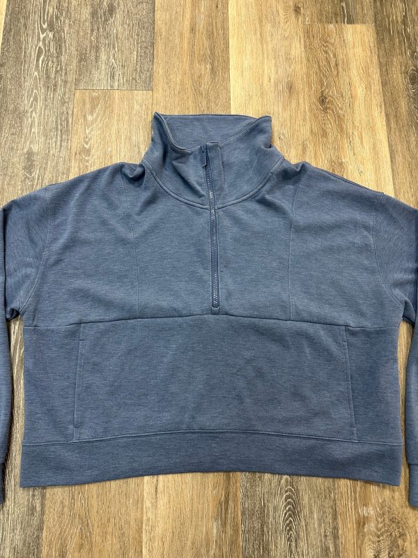 Athletic Sweatshirt Collar By Travis Mathew In Blue, Size: Xxl Online