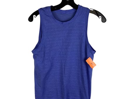 Athletic Tank Top By Lululemon In Blue, Size: Est. 4 Online now