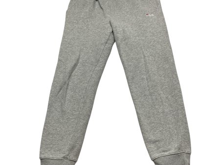 Athletic Pants By Fila In Grey, Size: M Supply