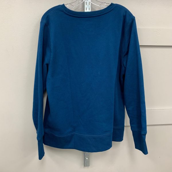 Sweatshirt Crewneck By Tek Gear In Blue, Size:Xxl Online Sale