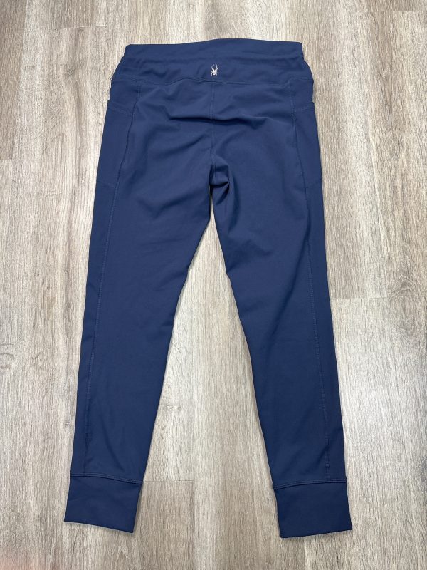 Athletic Leggings By Spyder In Navy, Size: L Cheap