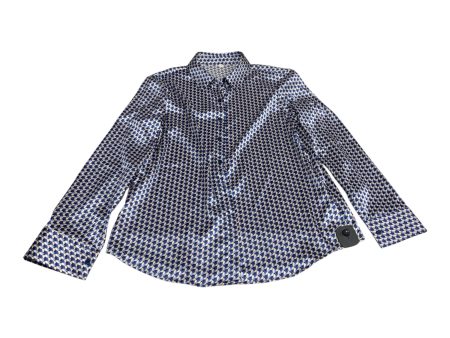 Blouse Long Sleeve By Shein In Blue, Size: M Online now