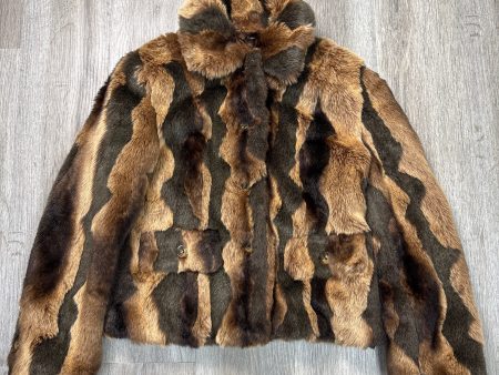 Coat Faux Fur & Sherpa By Regent Park In Brown, Size: M Discount