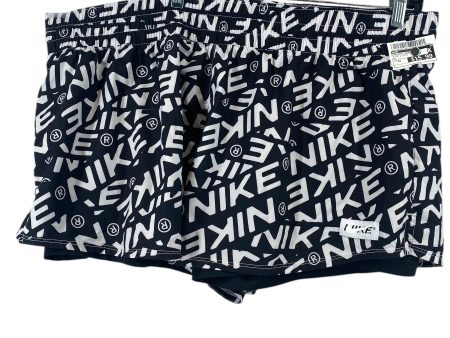 Athletic Shorts By Nike In Black & White, Size: 2x Discount