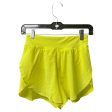 Athletic Shorts 2Pc By Lululemon In Yellow, Size:2 on Sale