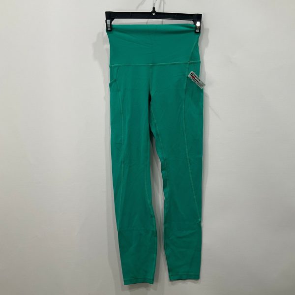 Athletic Leggings By Lululemon In Green, Size: 2 For Sale