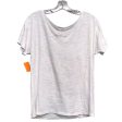 Athletic Top Ss By Cleveland Clothing In White, Size:S Fashion