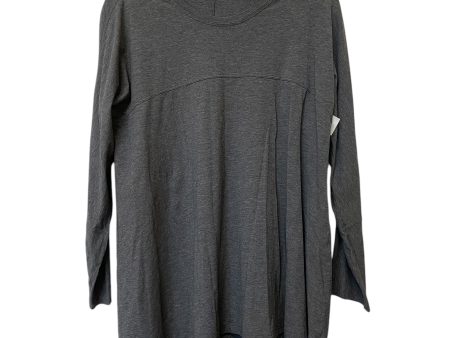 Athletic Top Long Sleeve Crewneck By Lululemon In Grey, Size: L For Sale