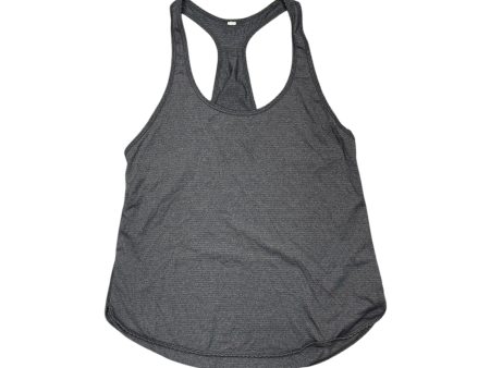 Athletic Tank Top By Lululemon In Grey, Size: M on Sale