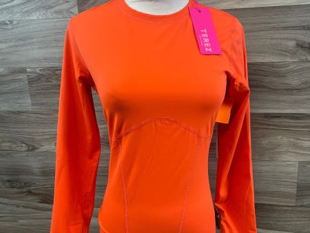 Athletic Top Long Sleeve Crewneck By Clothes Mentor In Orange, Size: S Discount