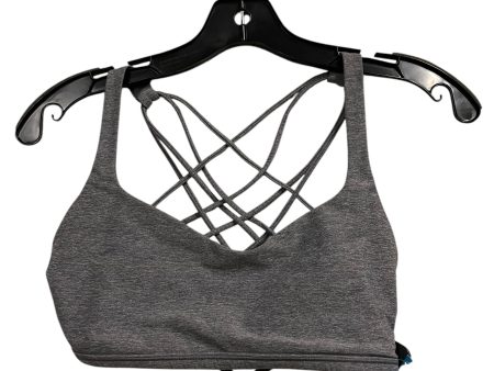 Athletic Bra By Lululemon In Grey, Size: 8 For Cheap