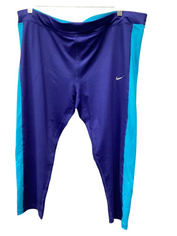 Athletic Leggings Capris By Nike Apparel In Multi-colored, Size: 2x Supply