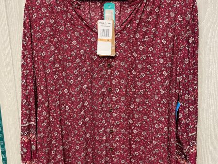 Blouse Long Sleeve By Clothes Mentor In Floral Print, Size: 2x on Sale