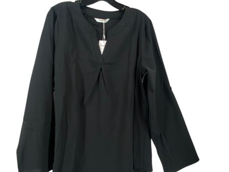 Top Long Sleeve By Clothes Mentor In Black, Size: L For Cheap