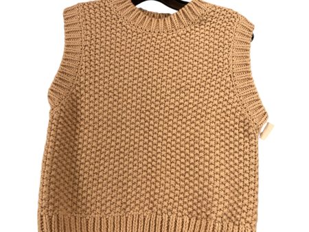 Vest Sweater By H&m In Tan, Size: S Online Sale