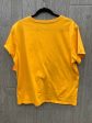 Athletic Top Short Sleeve By Adidas In Yellow, Size: Xl Discount