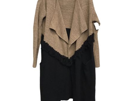 BLACK & BROWN SWEATER CARDIGAN by SUNDANCE Size:S Fashion